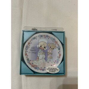 Precious Moments Collector Plate "Love Beareth All Things" 1989 Porcelain Decora